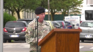 U.S. Army Garrison Italy Change of Command Ceremony, July 16, 2021