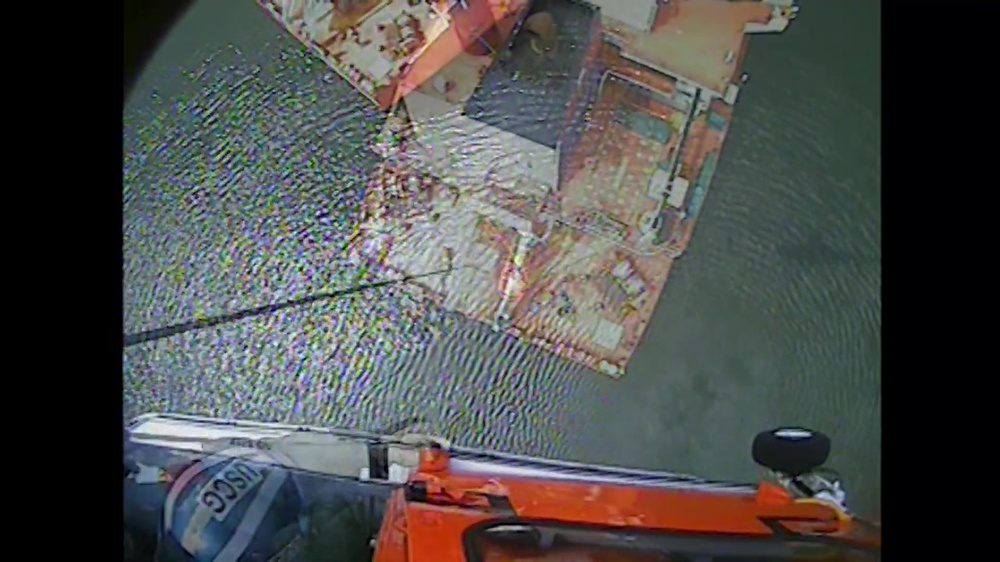 Dvids Video Coast Guard Medevacs Mariner From Tanker Miles Off Galveston Texas