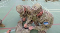 Combat Lifesaver Course for U.S. Cavalry Troops in Kosovo