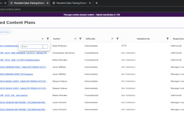 PCTE Range Cyber Shield DV Day 21