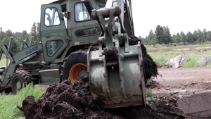 AZNG Engineer Soldiers Provide Flood Support to Coconino County