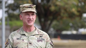 *BROLL* Col. Jerry Hall Interview - Welcome to Country for Talisman Sabre participants