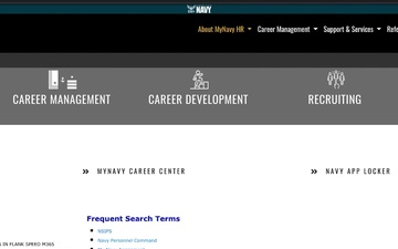 MY Navy HR Website