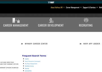 MY Navy HR Website