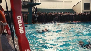 Alpha and Oscar Companies Swim Qualification