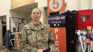 Fort McCoy Garrison CSM discusses ease of using Commissary CLICK2GO online ordering
