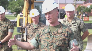 Ground Breaking for P-162 H&HS and MWSH-2 Headquarters