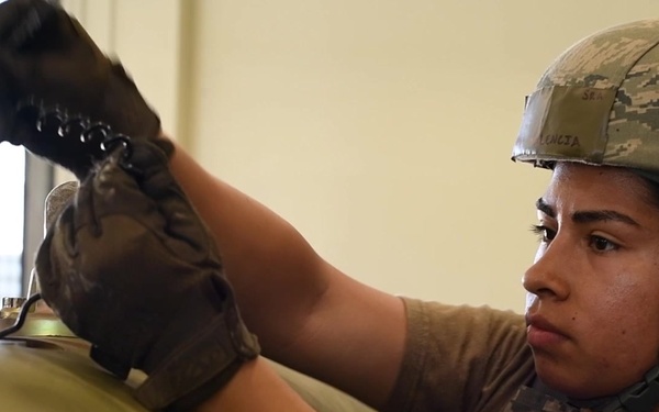 Ammo Airmen construct and deconstruct munitions