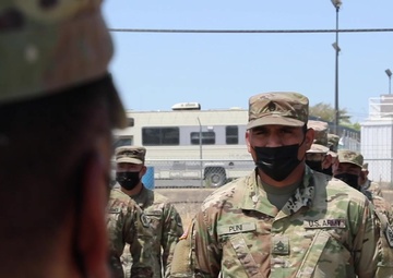 319th  Expeditionary Signal battalion farewell ceremony