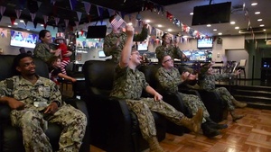 Yokosuka Sailors Cheer on Japan and Team USA at a Tokyo 2020 Olympics Watch Party