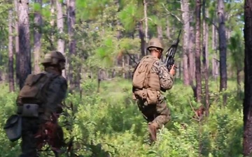 Squad Fire and Movement Range During Infantry Marine Course