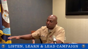 2020 NDW Listen, Learn, and Lead Live Town Hall with Force Master Chief Huben L. Phillips