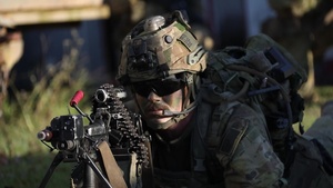Talisman Sabre 21 Australian Army Soldiers Clear An Airfield (B-Roll)