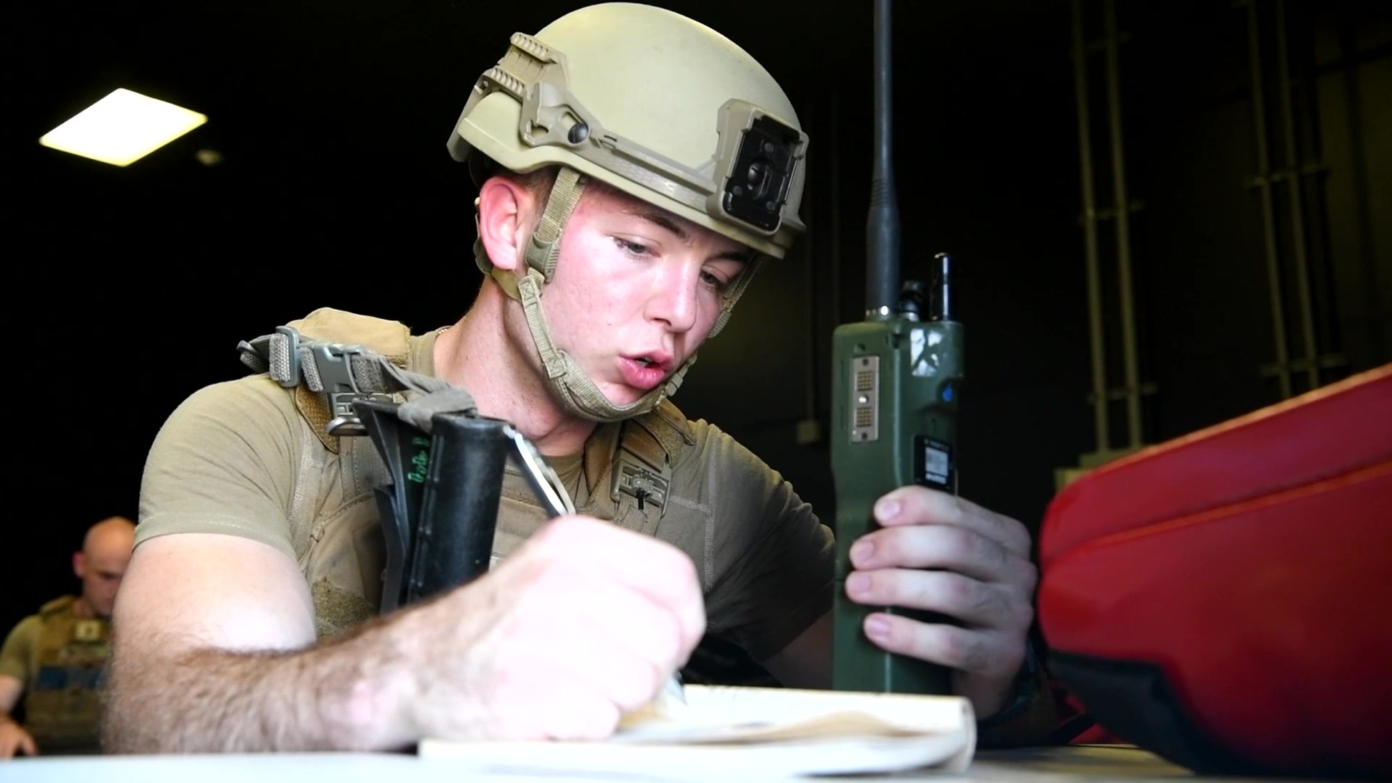 Osan Air Base performs a monthly Combat Readiness Course (CRC) for incoming Security Forces Defenders. (U.S. Air Force Video by Senior Airman James Kennedy)
