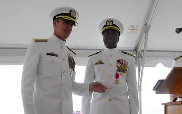 CSS Welcomes Stockton, Farewells Troy during Change of Command