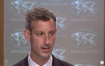 Secretary of State Antony J. Blinken delivers remarks to the press on the announcement of a U.S. Refugee Admissions Program Priority 2 Designation for Afghan Nationals