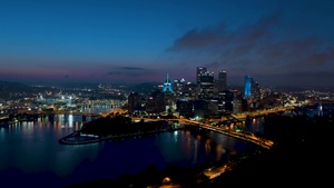 Time-lapse of Pittsburgh sunrise