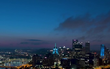 Time-lapse of Pittsburgh sunrise