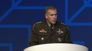 Top Space Command Official Hosts Luncheon at a Sea-Air-Space Expo