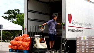 Joint Base San Antonio- Fort Sam Houston, Vogel Resiliency Center Teams Up with San Antonio Food Bank