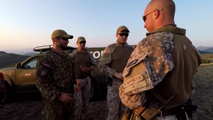KFOR RC-East in Kosovo Assists Wildfire Suppression in Leposavic