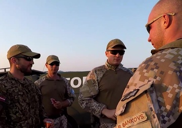 KFOR RC-East in Kosovo Assists Wildfire Suppression in Leposavic