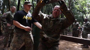 2021 U.S. Army Medical Command Best Leader Competition Command Sergeants Major validates competition lanes