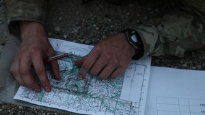 FORSCOM Best Warrior Competitors start land navigation