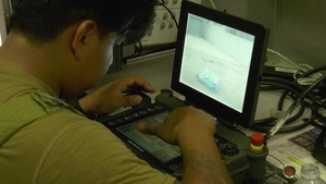 Explosive Ordnance Disposal technicians operate Telemax robot at Fort McCoy, WI