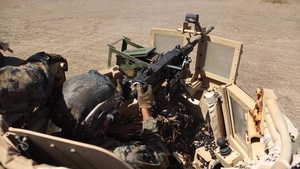 Bravo Company fires heavy weapons (B-Roll)