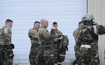 127th Wing stands up mock decontamination line