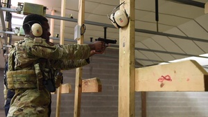 Staff Sgt. Patrick McCray, 17th SFS Combat Arms Instructor (b-roll)