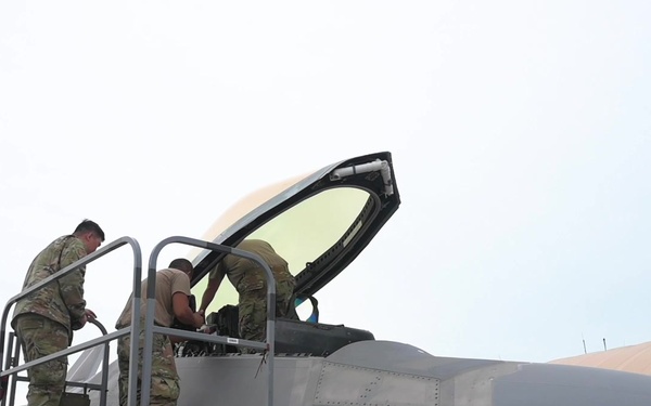 Pacific Iron 2021: F-22 Raptors prepped for flight