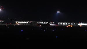 F-16 night takeoff