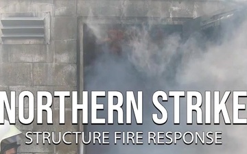U.S., Latvian, Estonian firefighters conduct structure fire response exercise at Northern Strike 21