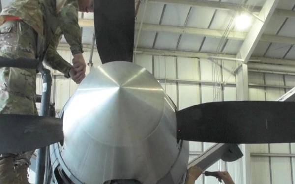 MQ-9 maintenance at Northern Strike 21