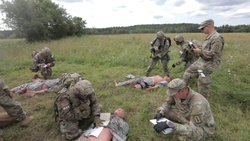 U.S. Army Europe and Africa Best Warrior Competition Medical Evacuation Day Two