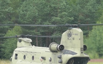 1CAB, 1ID aerial gunnery at Grafenwoehr