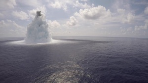 FULL SHIP SHOCK TRIALS - SHOCK 3