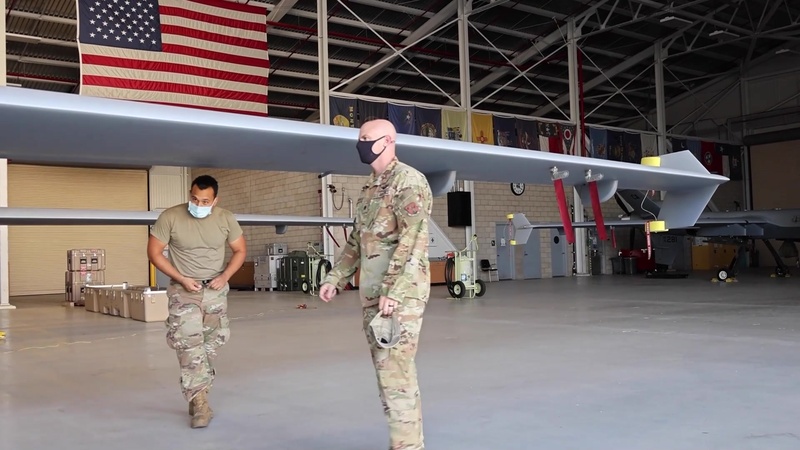 B-roll: MQ-9 readied for Dixie Fire mapping mission