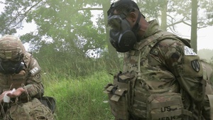 U.S. Army Europe and Africa Best Warrior Competition Chemical, Biological, Radiological, Nuclear and High-Yield Explosives Lane Part 1