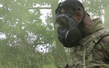 U.S. Army Europe and Africa Best Warrior Competition Chemical, Biological, Radiological, Nuclear and High-Yield Explosives Lane Part 1