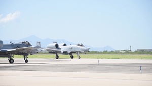 Take Off B-roll for 354th Highway Landing