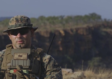 Sgt Fico explains forward observation of HIRAIN during Exercise Loobye *interview*