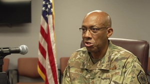 Gen. CQ Brown Jr. Visits Tinker AFB - Interview