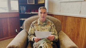 A Message on Afghanistan