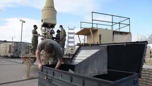 Aircraft communications maintenance enables training mission (B-Roll)