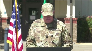 JTF Steelhead Closing Ceremony