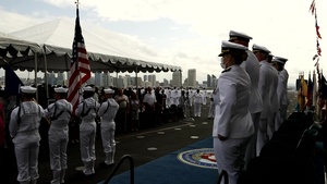 Abraham Lincoln change of command B-roll