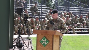 4th Infantry Division Change Of Command